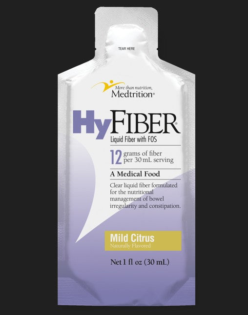 HyFiber Liquid Fiber with FOS, Mild Citrus Flavor, 1 fl oz packet