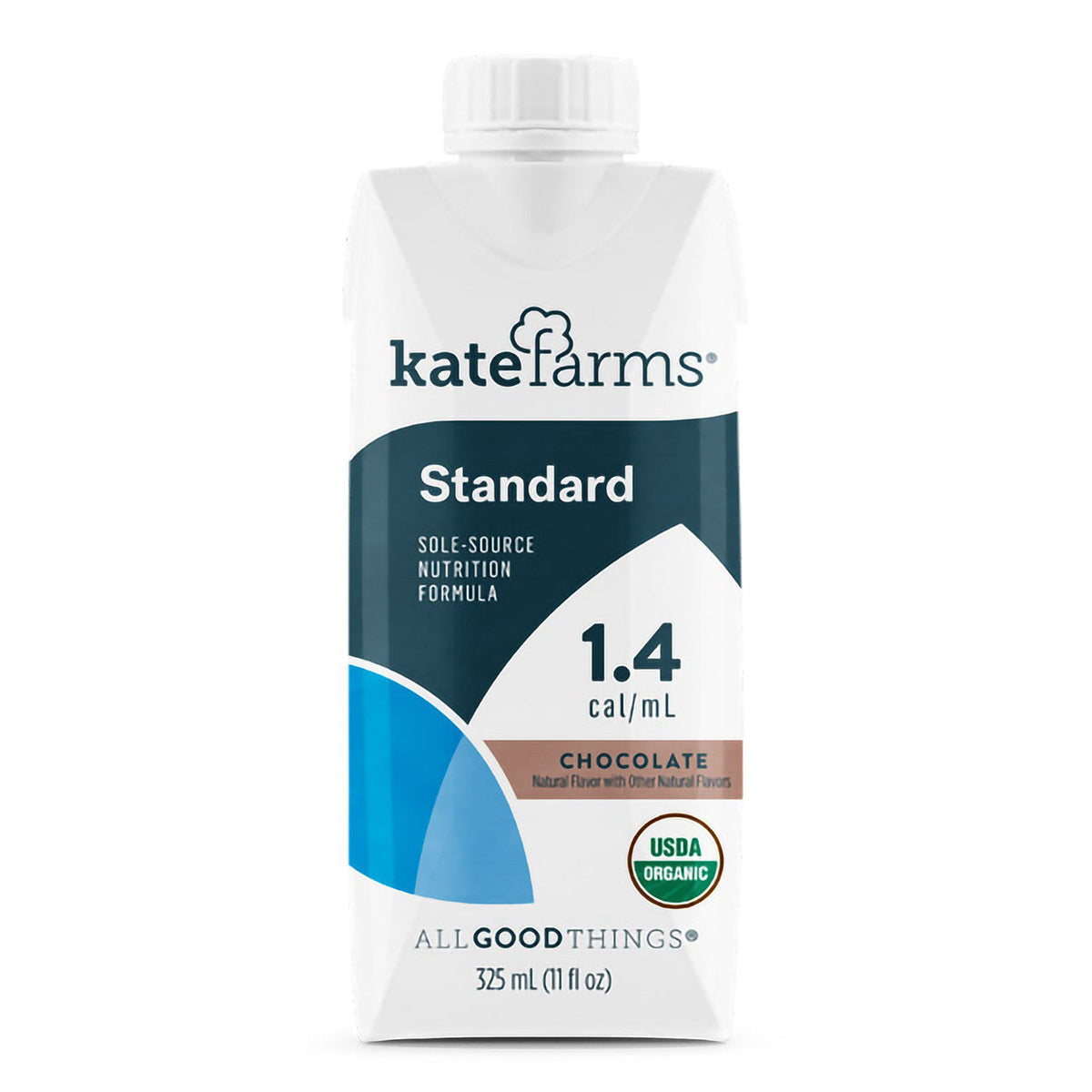 Oral Supplement Kate Farms Standard 1.4 Chocolate Flavor Liquid 11 oz