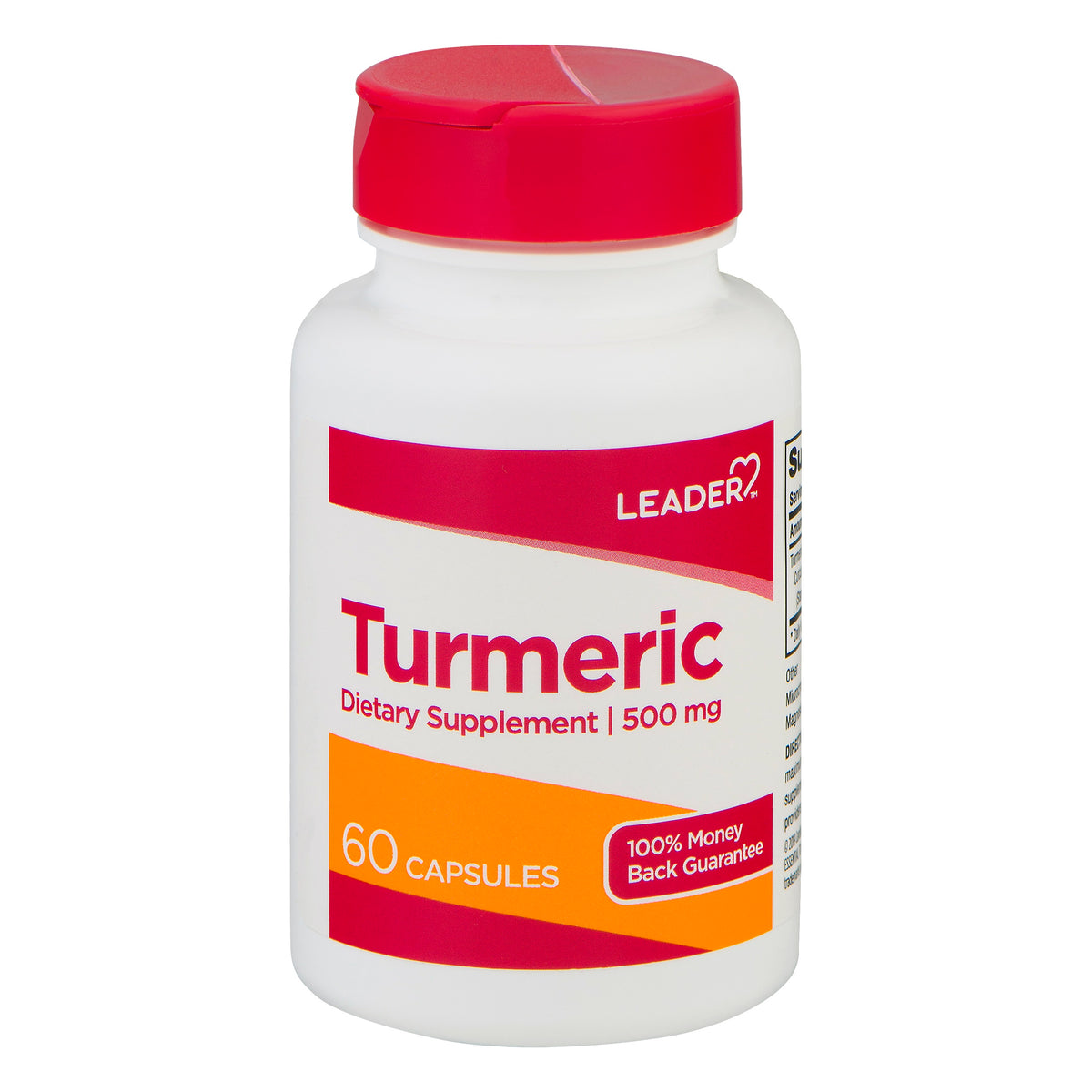 Leader Tumeric, 500Mg Capsule, 60 ct