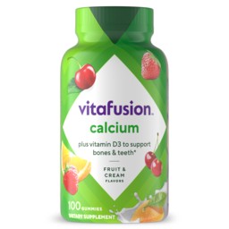 Vitafusion Calcium + D3 Gummies, 100 ct