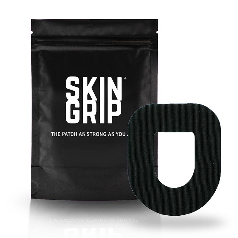 Skin Grip Omnipod Patches, Black, 20 ct