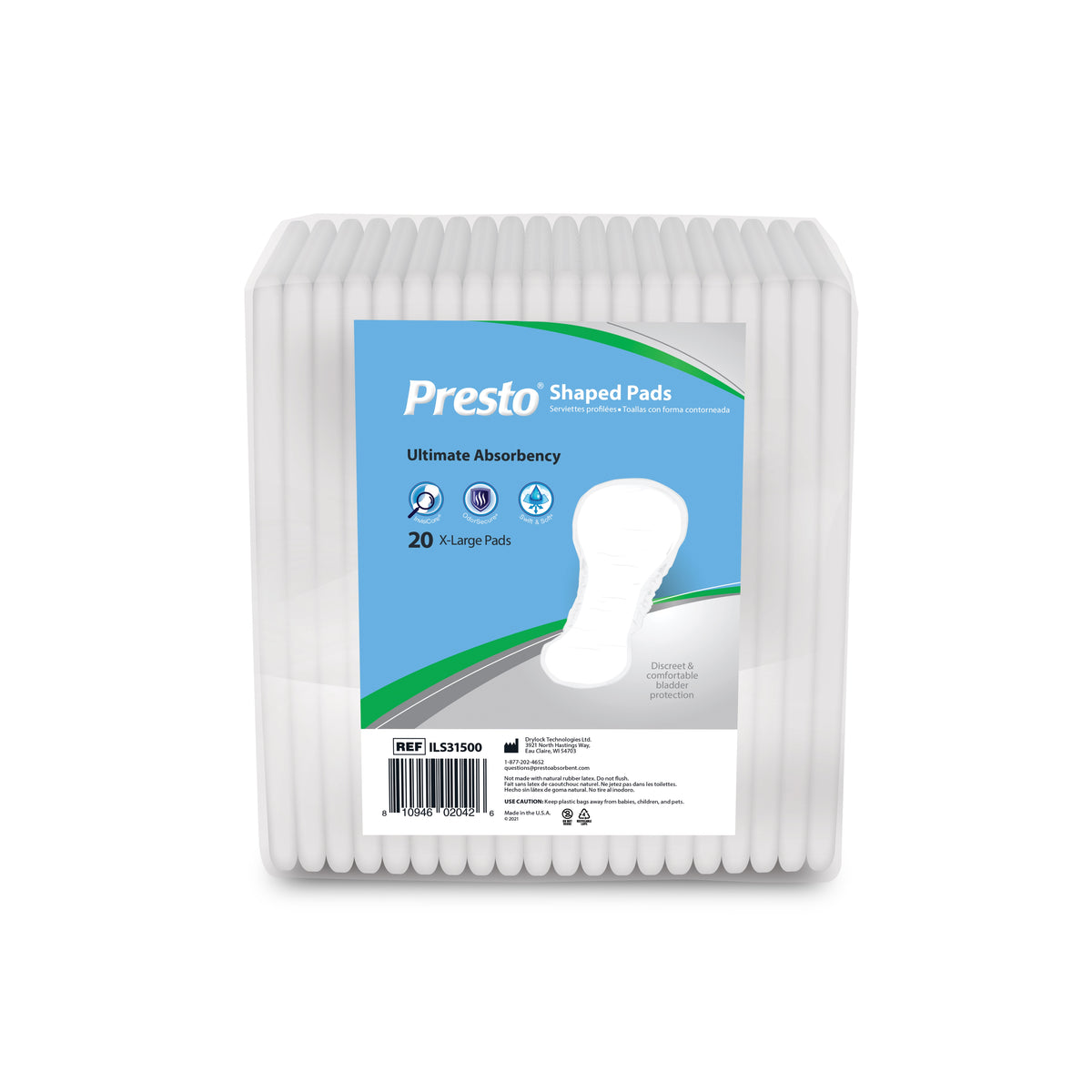 Presto Shaped Pad, Ultimate, 16"