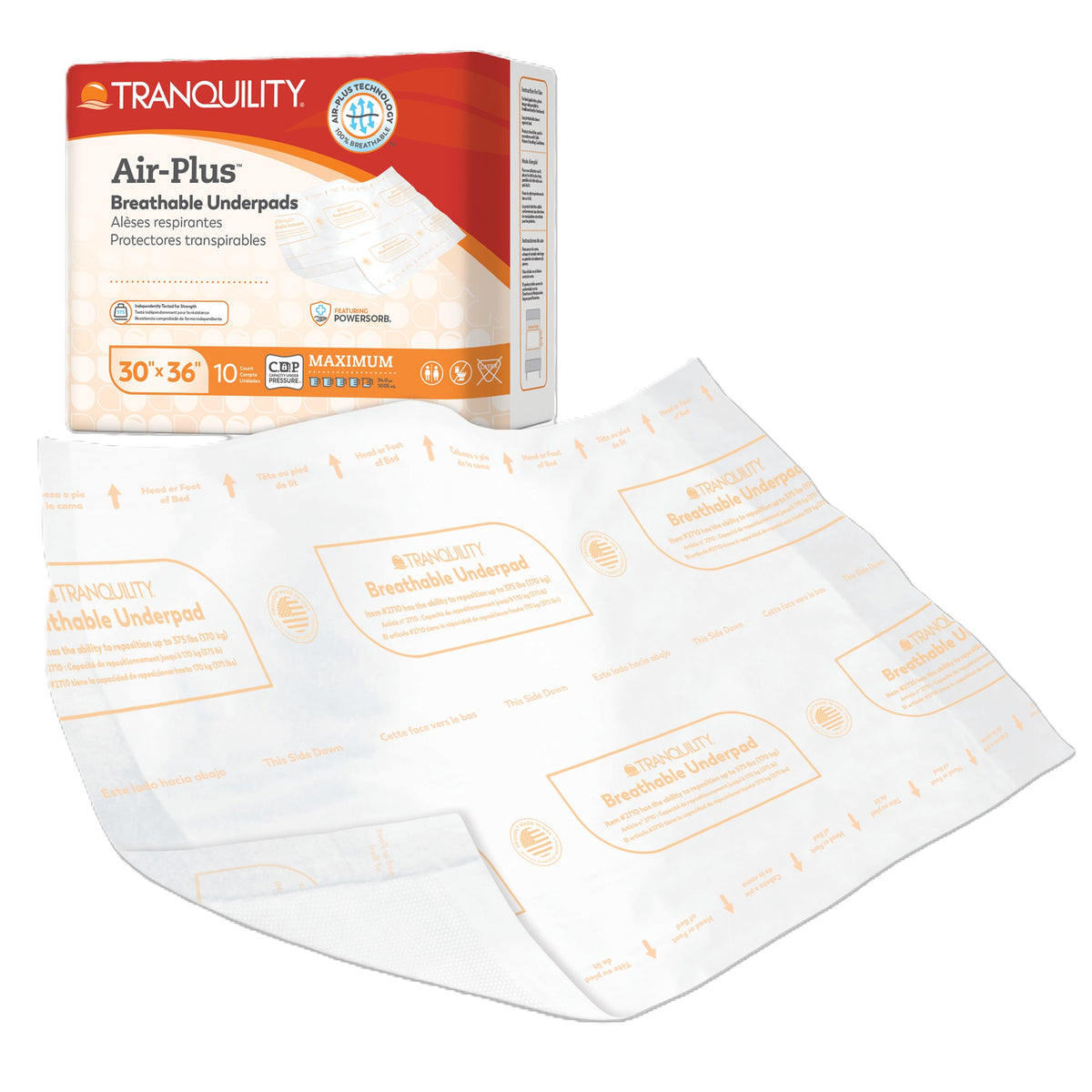 Tranquility Air Plus Underpad 30" x 36