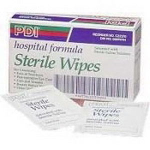 PDI Hygea Sterile Saline Cleansing Wipe, 6" x 4"