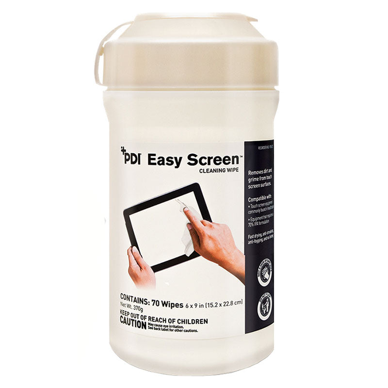 PDI Easy Screen Cleaning Wipe, 6" x 9"