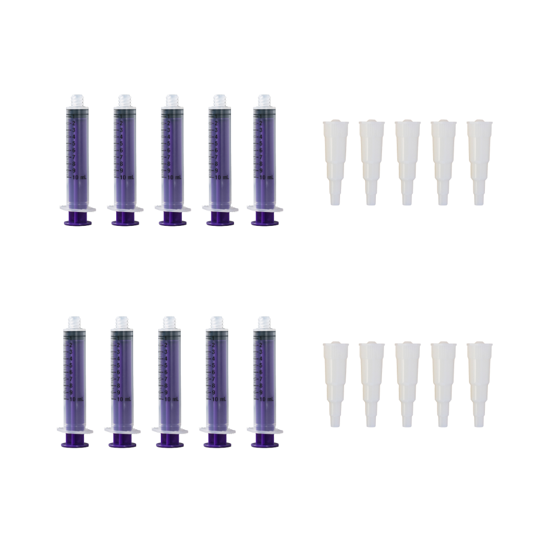 Vesco Medical ENFit Syringe 10ml with ENFit Transition Connector Tips