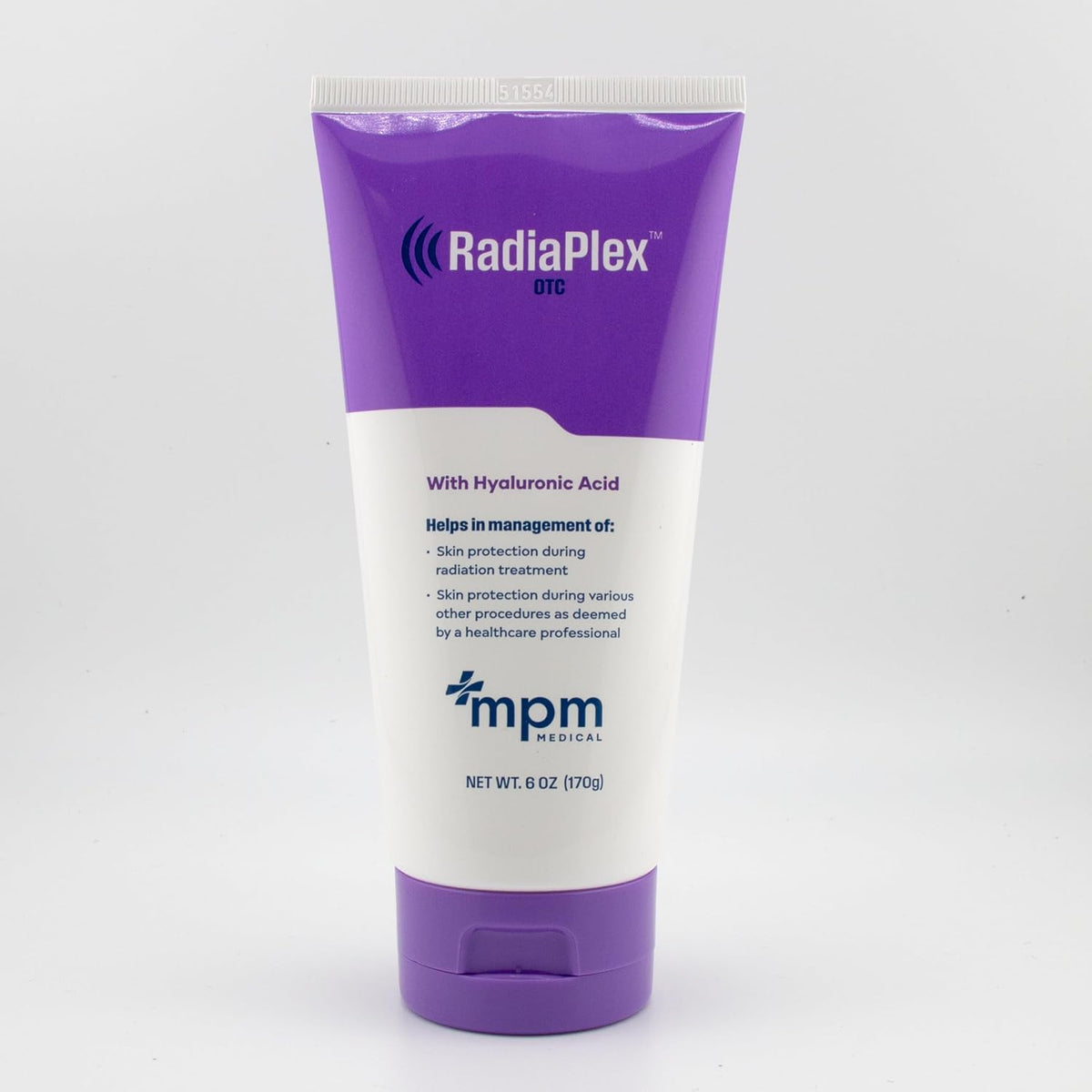 MPM Medical RadiaPlex Rx Wound Gel Dressing with Hyaluronic Acid, Adherent, Prophylactic Activity 6 oz