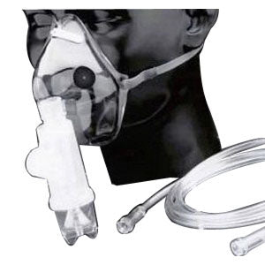 Salter Labs I-Guard Valved Elongated Aerosol Mask with Elastic Headstrap Without Connecting Tube or Nebulizer