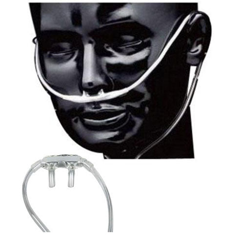 Salter Labs Adult Original TL Cannula, Gray, Latex Free, Without Supply Tube