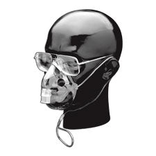 Salter Labs Elongated Aerosol Therapy Mask Clear, Elastic Headstrap, Without Aerosol Tube