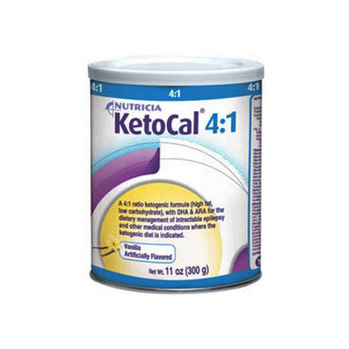 Nutricia KetoCal 4:1 Nutritional Formula, Vanilla, 300gm Can, 2103 Calories