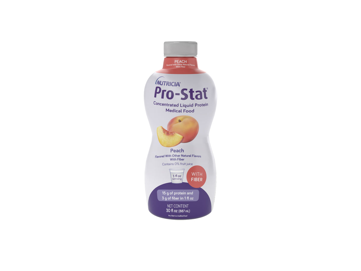 Pro-Stat, Peach, With Fiber, 30 fl. oz.