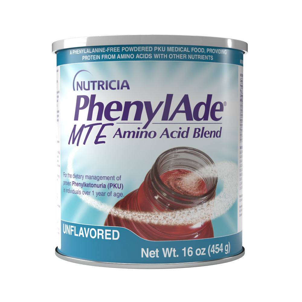 PhenylAde MTE Amino Acid Blend, 1 lb Can (454 g), Unflavored