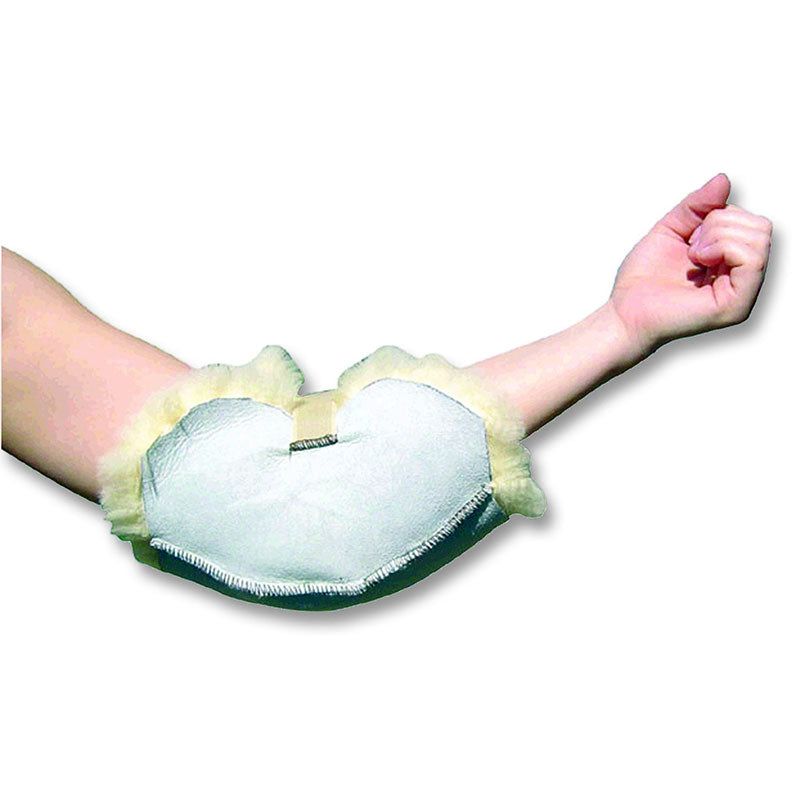 Sheepskin Ranch Sofsheep Sheepskin Elbow Protector Unisize, Beige, Velcro Fastener
