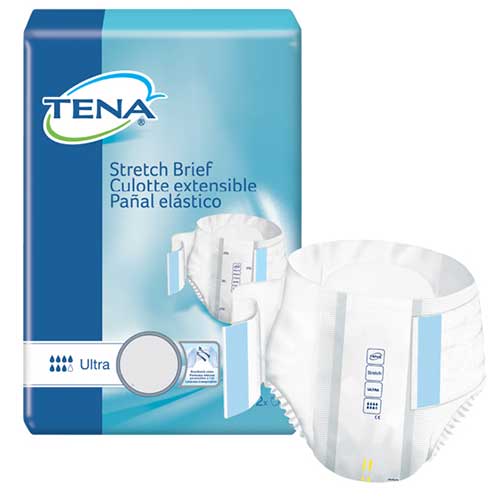 TENA Stretch Bariatric Brief, 3XL 69" to 96" Waist Size