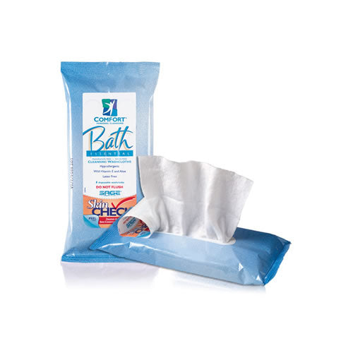 Sage Comfort Bath Cleansing Washcloths