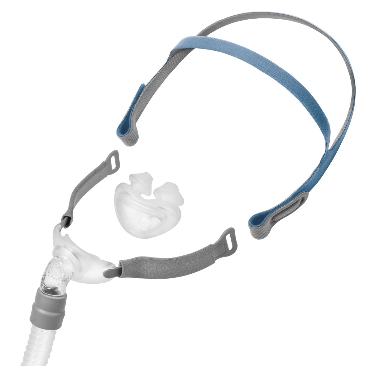 3B Medical RIO II Nasal Pillow CPAP Mask, All Size Set, with Headgear