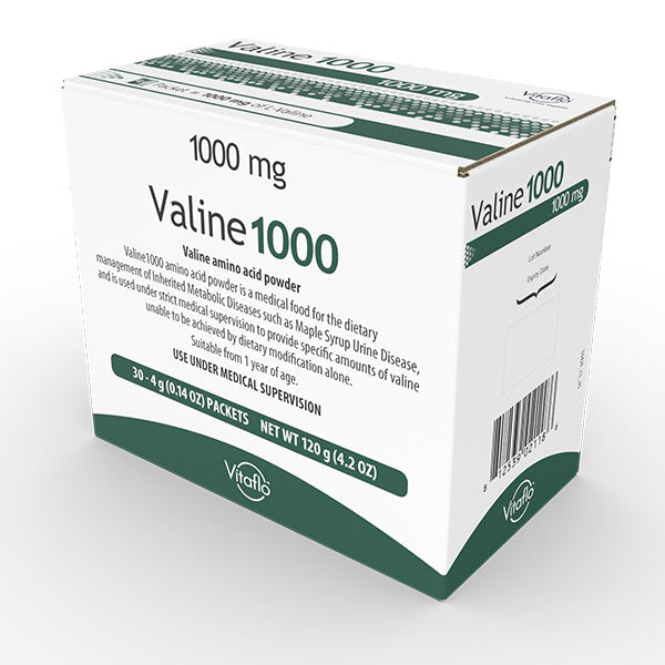 Valine1000 Single Dose Amino Acids, 4g Packets