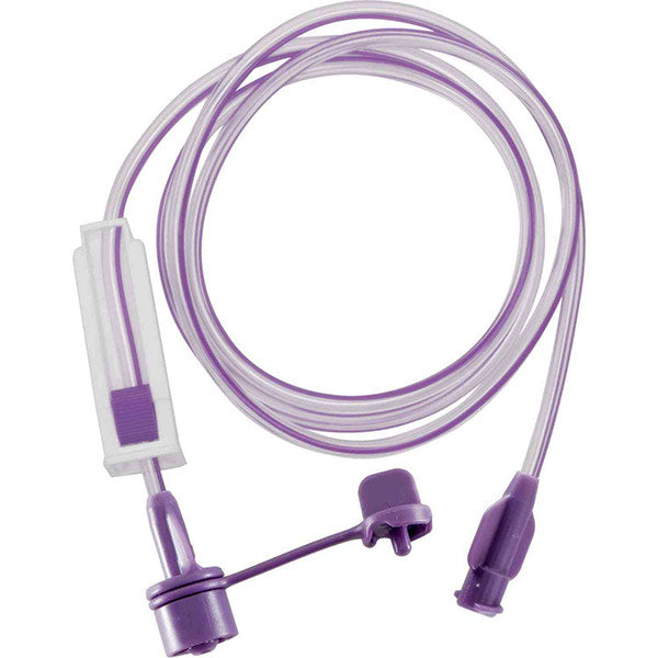 NeoMed 48" ENFit Extension Set, Large Bore, Purple