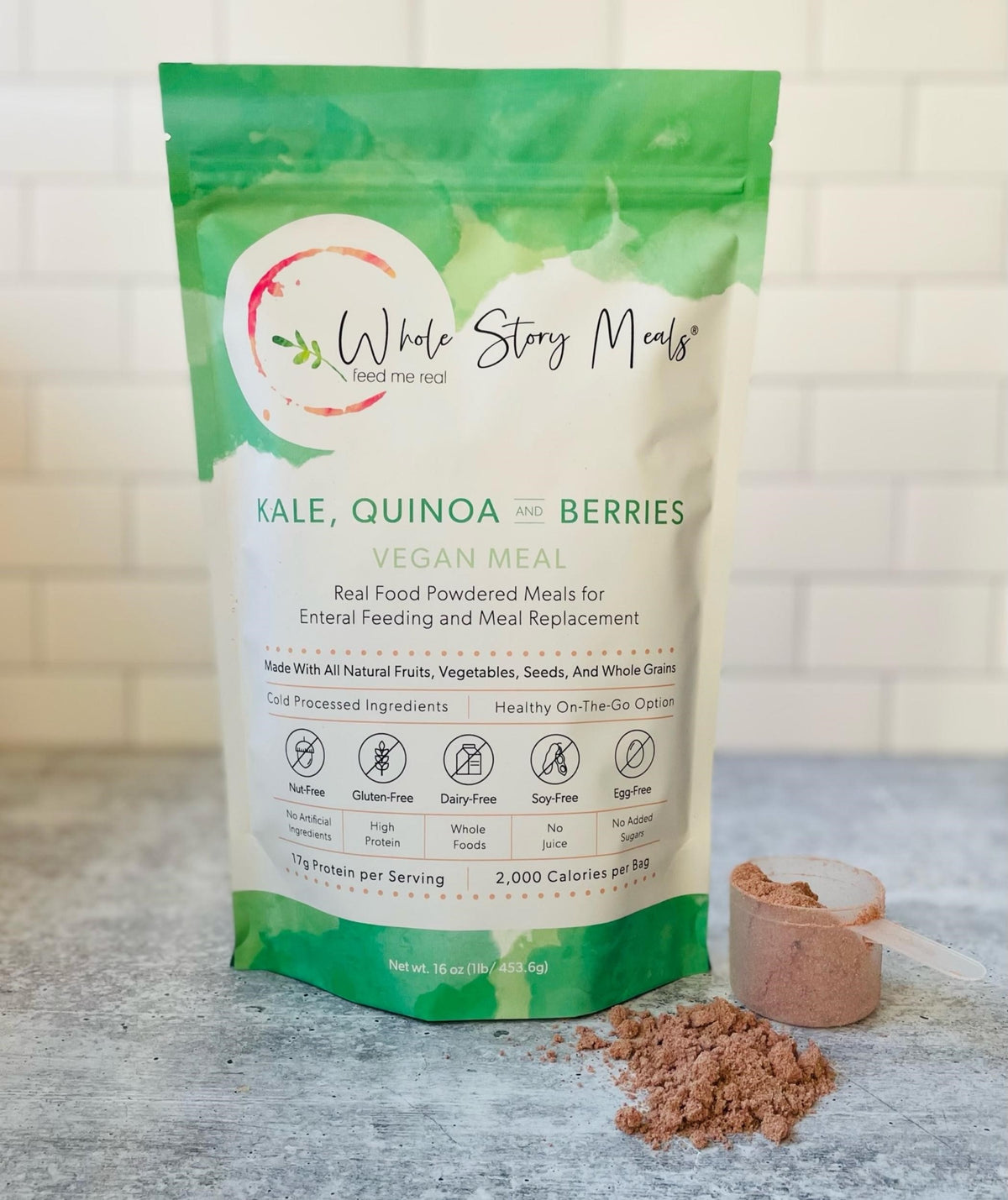Whole Story Meals Kale, Quinoa and Berries Powdered Vegan Meal