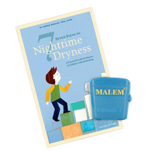 Bedwetting Store Malem Ultimate Bedwetting Alarm Starter Kit, Regular 33" x 35" Flat Overlay