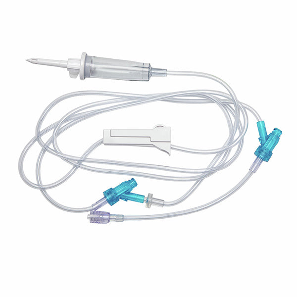 Safeday IV Administration Set 84" Tubing 2 Ports, 15 drops/mL Drip Rate