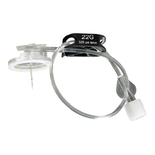 B Braun Surescan Safety II Port Access Needle Infusion Set, 22GA OD x 0.6"