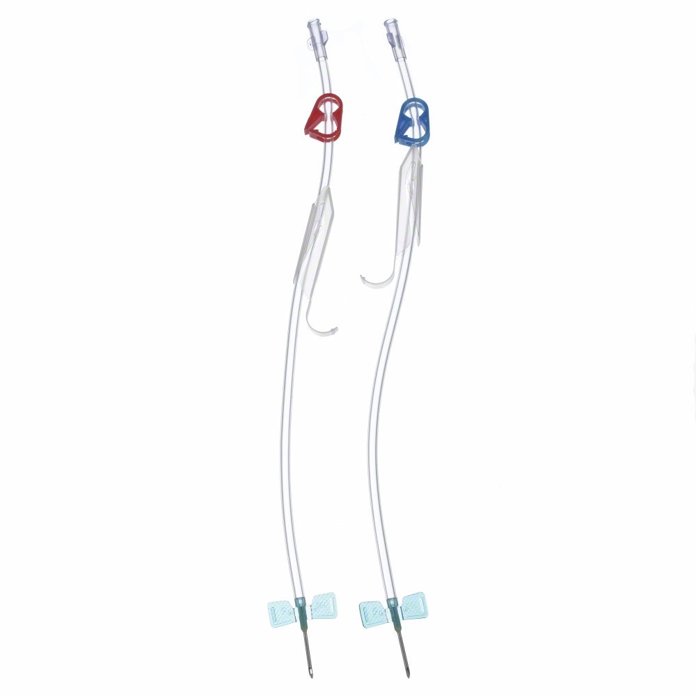 B Braun AV Fistula Needle Set with MasterGuard Plus Anti-Stick Needle Protector and Fixed Wing, Twin-Pack, 15G x 1"