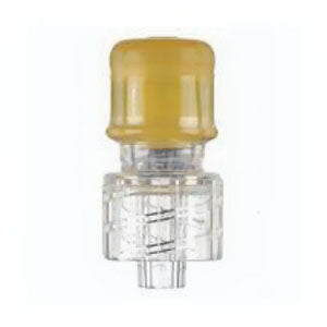Braun Non-Needle Free Intermittent Injection Cap 3/4" L, 1/5mL Priming Volume, Clear