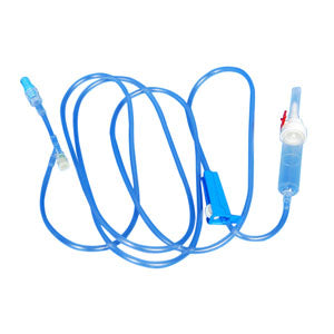 Basic IV Administration Set - Model with 2 Injection Site, 19 mL Priming Volume, 106" L