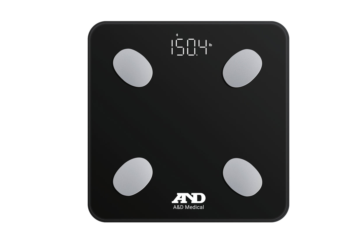 A&D Bluetooth Body Composition Scale Measures 7 Biometrics